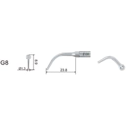 Woodpecker Scaler Tip G8 for UDS & EMS Scalers - 3