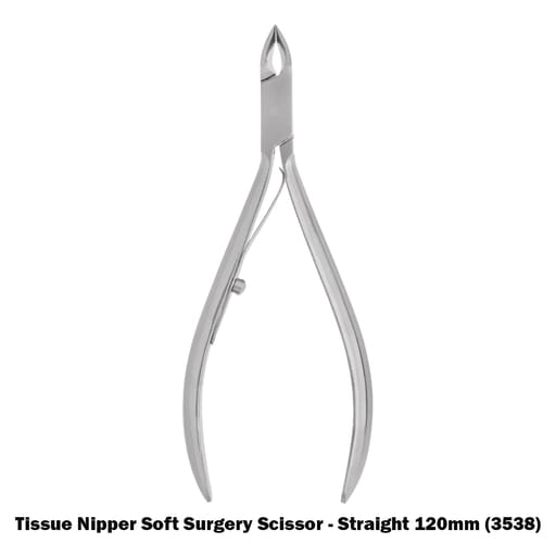 Medesy Tissue Nipper Soft Surgery Scissor - Straight 120mm (3538)