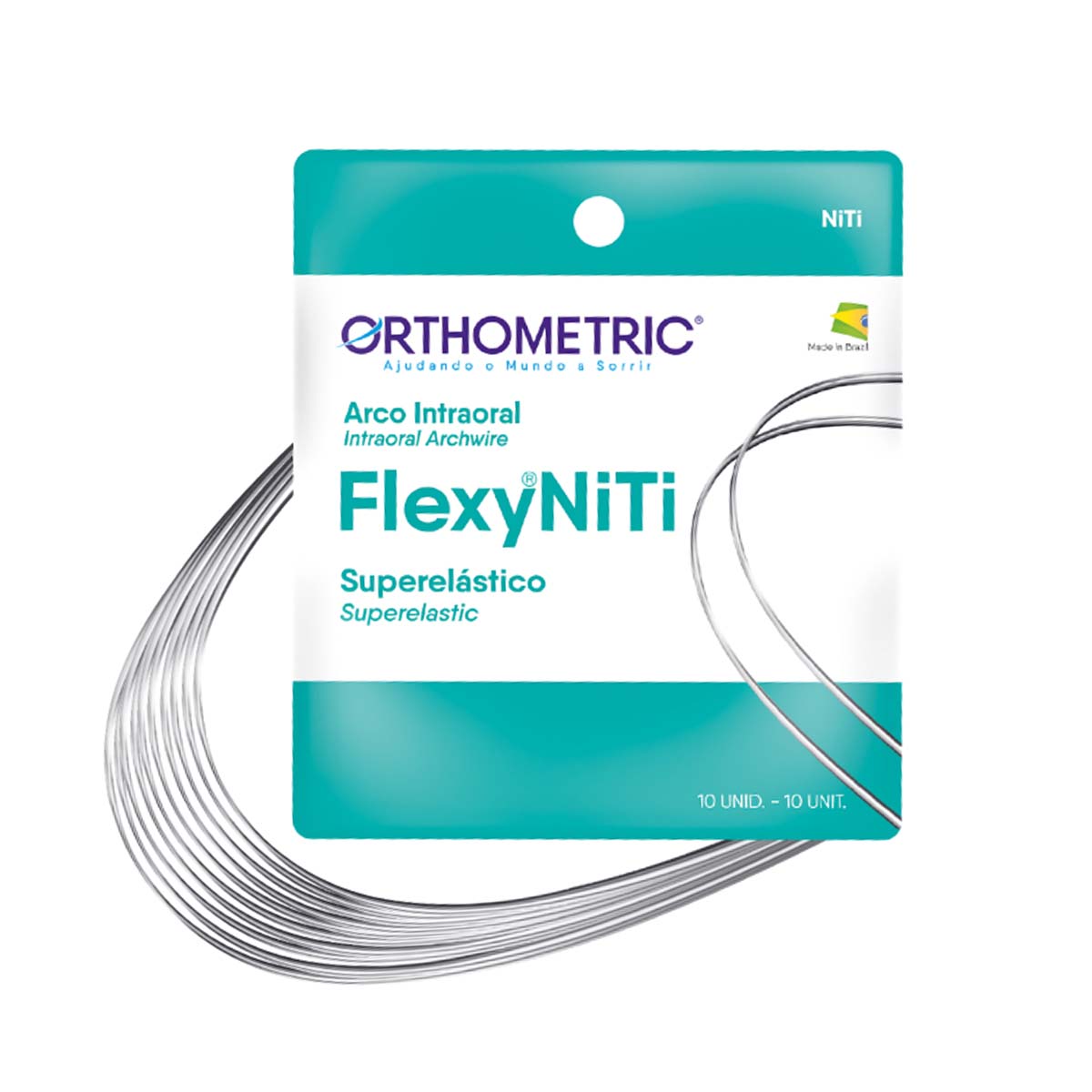 OrthoMetric Flexy NiTi Super Elastic Square Archwire - 016x016 Upper - (51.10.2116)