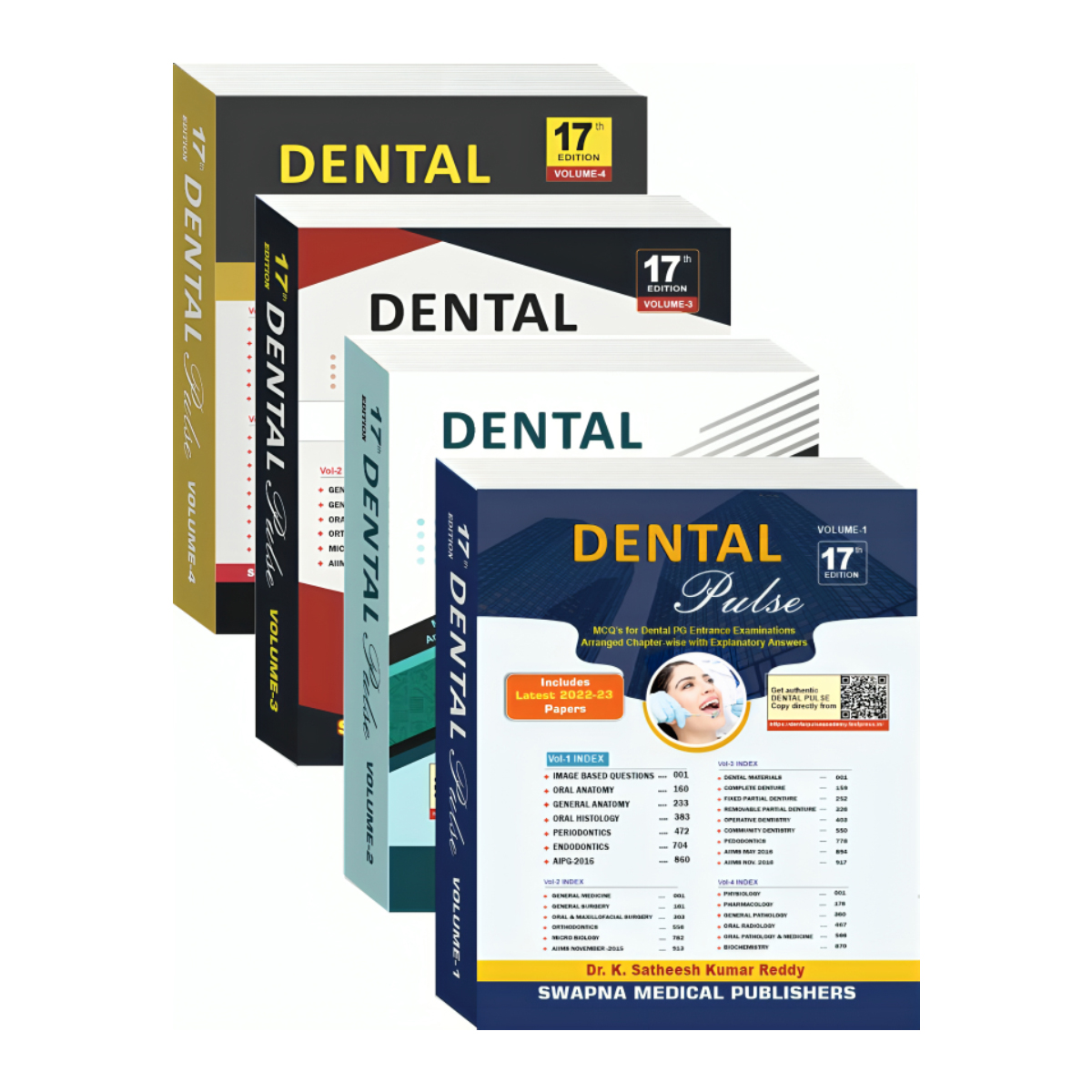 Dental Pulse 17th Edition 2024 Set Of 4 ( Vol. 1, 2, 3 & 4) (ISBN: 699088)