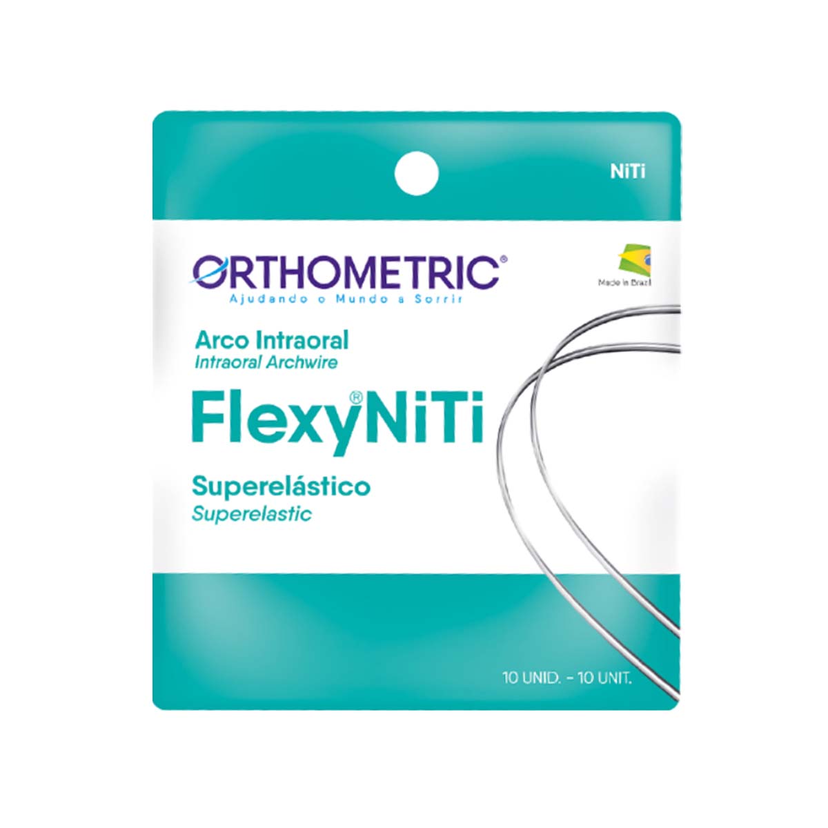 OrthoMetric Flexy NiTi Super Elastic Archwires - Square (10/Pk)