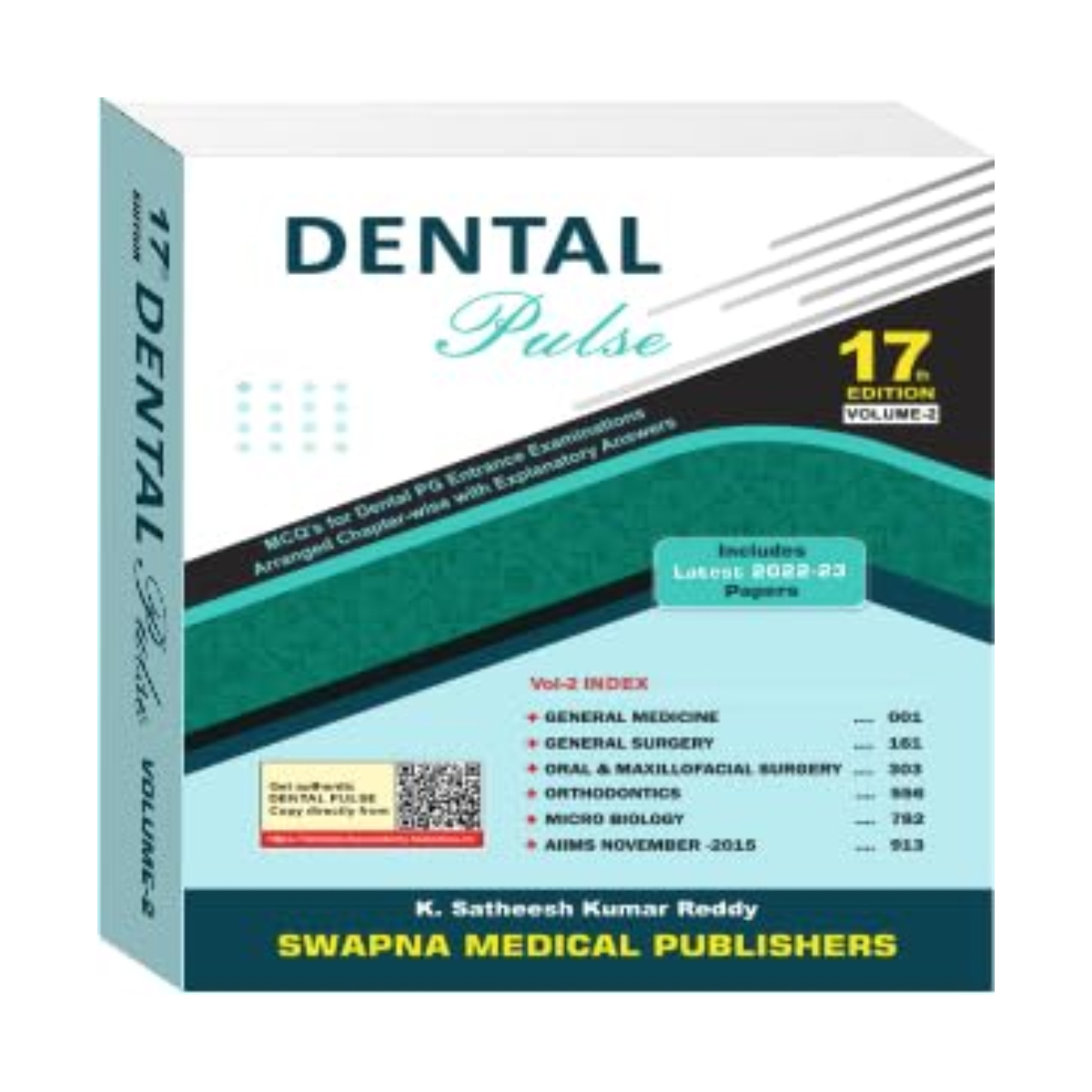 Dental Pulse 17th Edition 2024 Set Of 4 ( Vol. 1, 2, 3 & 4) (ISBN: 699088)
