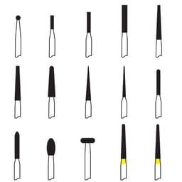 Pivo Best All - Round Airotor Burs Kit (Set Of 15)