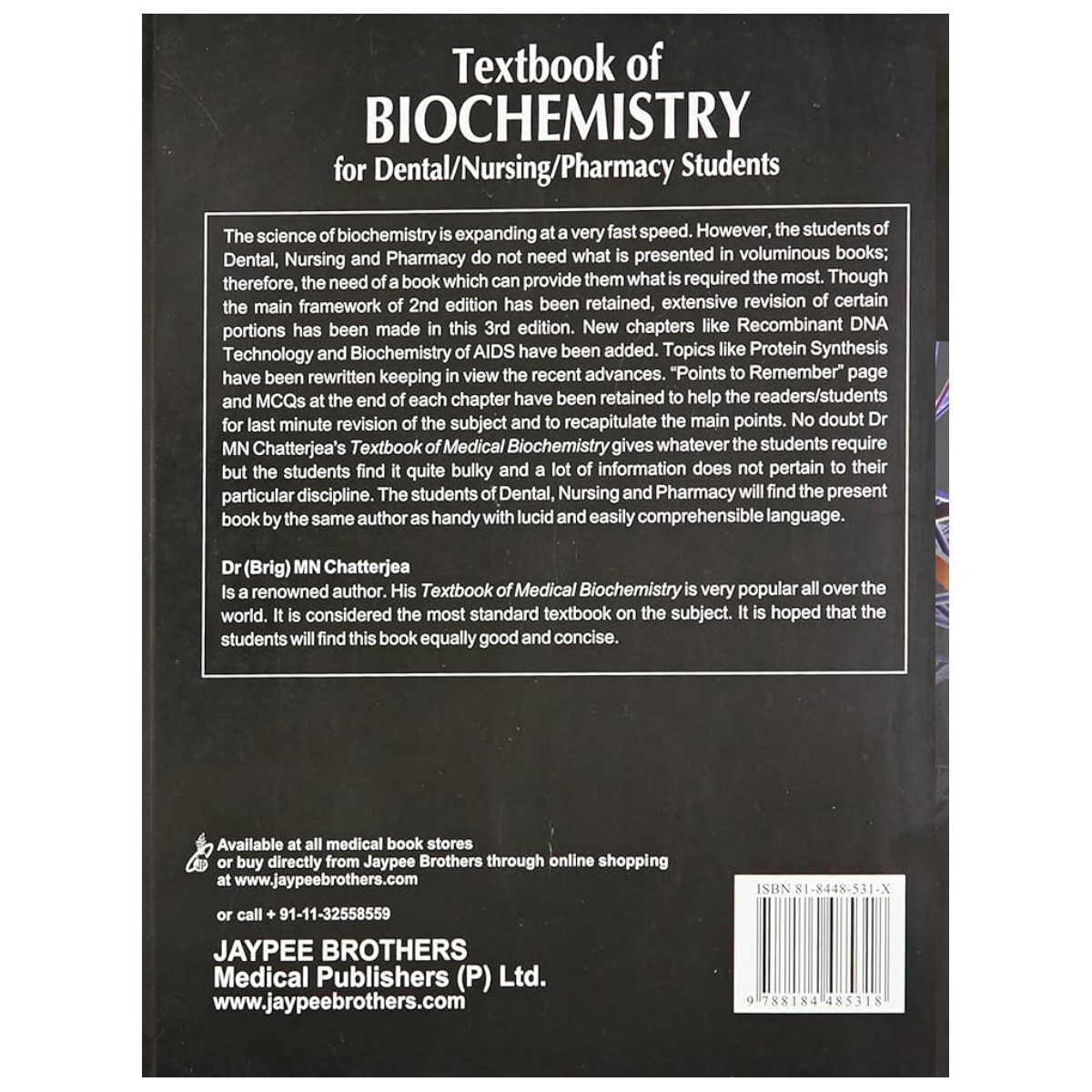 Jaypee Medical Textbook Of Biochemistry For Dental, Nursing, Pharmacy Students (ISBN - 485318)