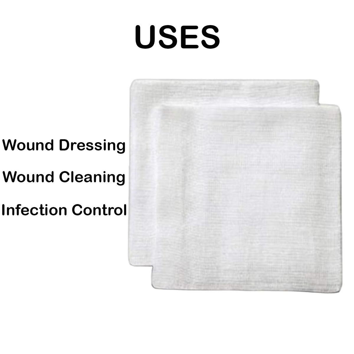 Agarwals Sterile Absorbent Gauze Swabs 10cm X 10cm X 12ply (5 pcs/pack)