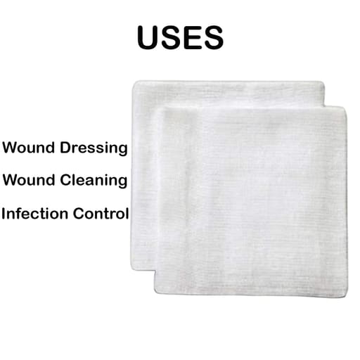 Agarwals Sterile Absorbent Gauze Swabs 10cm X 10cm X 12ply (5 pcs/pack)