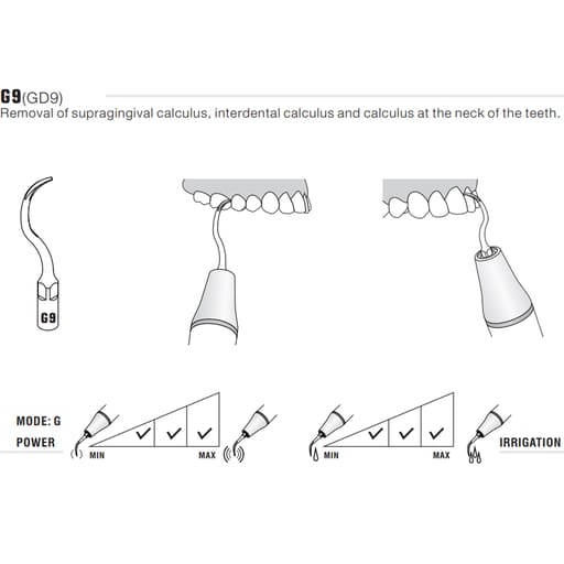 Woodpecker Scaler Tip G9 for UDS & EMS Scalers