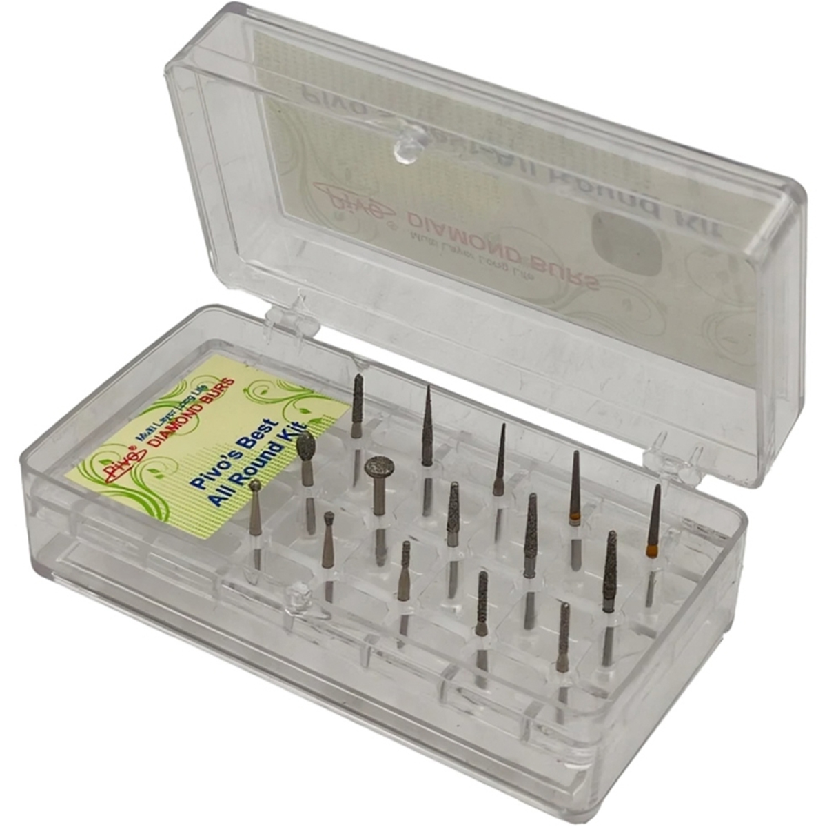 Pivo Best All - Round Airotor Burs Kit (Set Of 15)