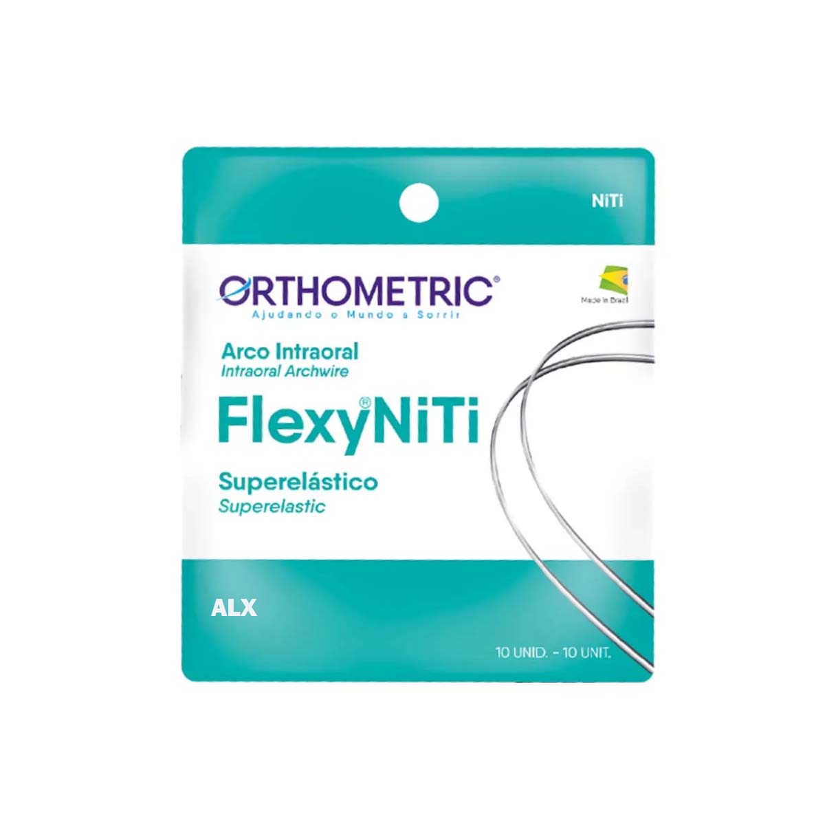 OrthoMetric Flexy NiTi Super Elastic ALX Round Archwire - 012 Upper - (51.11.2012)