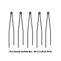 Pivo Round Carbide Contra-angle Burs - RA (Pack Of 5) - 6