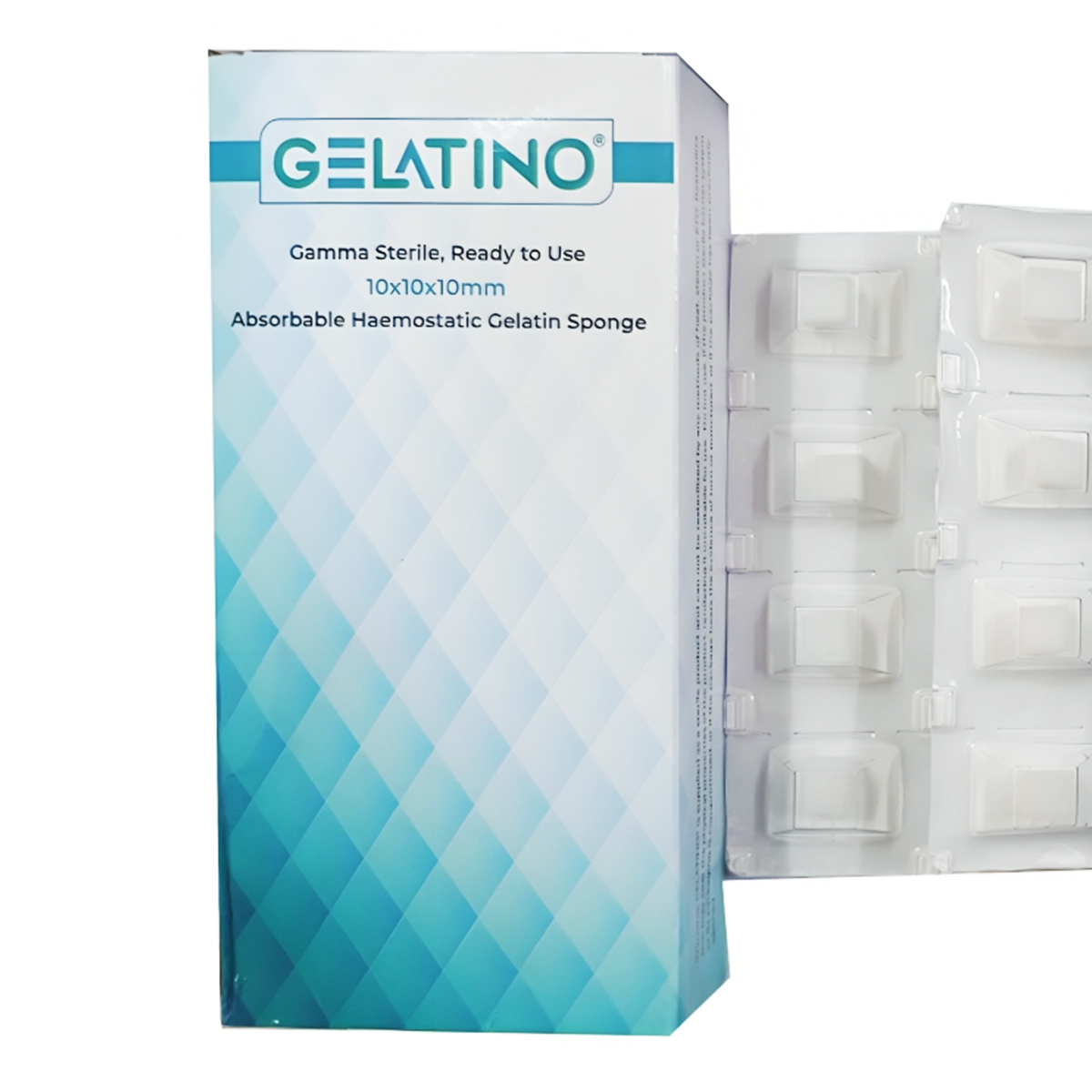 Gelatino Dental Sponge(10x10x10mm)(Pack of 32)