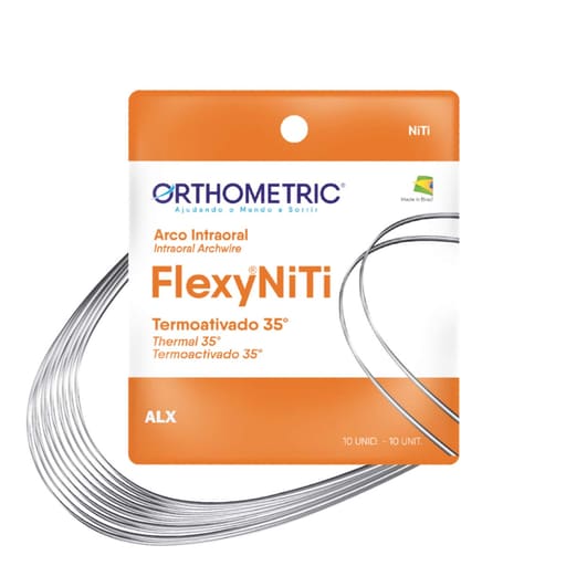 OrthoMetric Flexy NiTi Thermal 35ºC ALX Round Archwire - 018 Lower - (52.36.2018)
