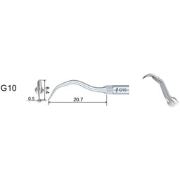 Woodpecker Scaler Tip G10 for UDS & EMS Scalers  - 3