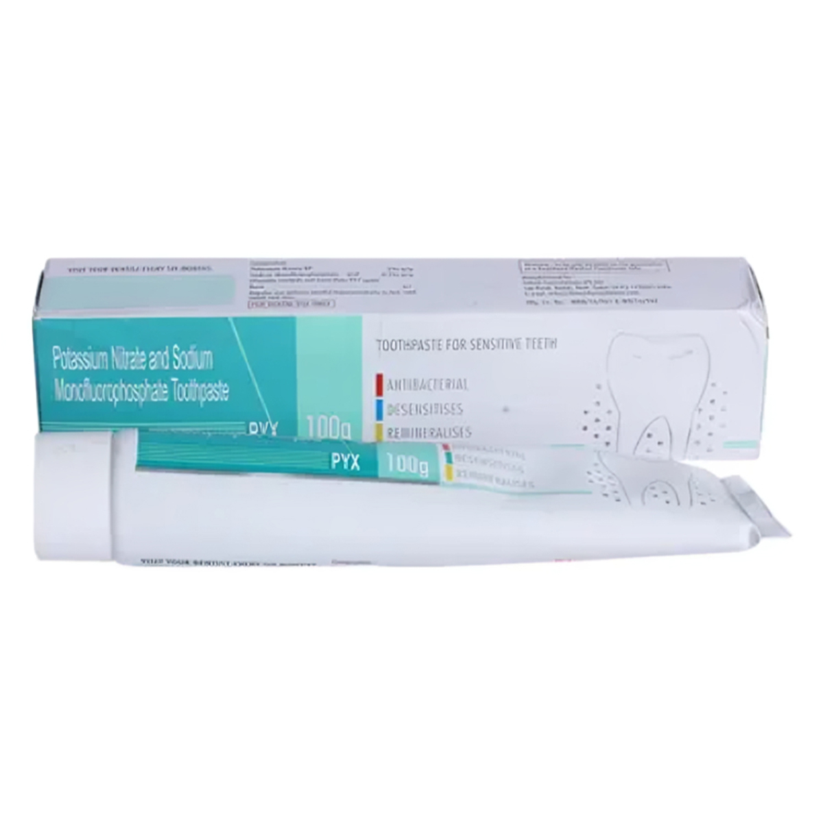 Sandika Pharma Pyx Toothpaste For Sensitive Teeth - 100g (Pack of 12)