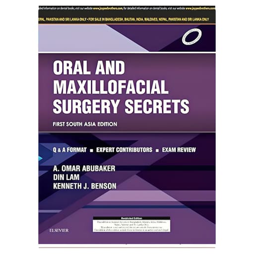 Oral And Maxillofacial Surgery Secrets: 1st South Asia Edition (ISBN - 247082)