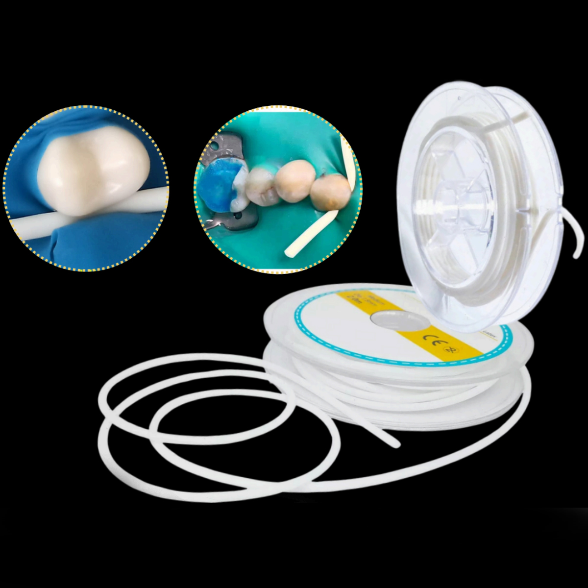 Hn Dental Dam-Fix Rubber Dam Wedge Cord