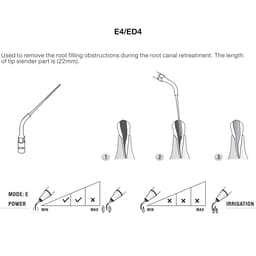 Woodpecker Scaler Tip ED4 for DTE & Satelec Scalers - 5