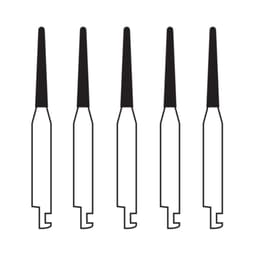 Pivo Taper Round End Contra-angle Diamond Bur CA - TR-12 (Pack Of 5)