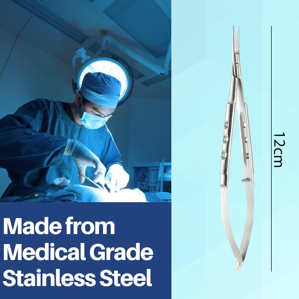 GDC Scissors Castroviejo - Straight (12cm) (S32) 