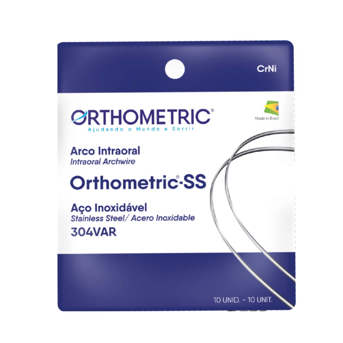 OrthoMetric Stainless Steel Round Archwire 014 Lower - (52.50.2014)