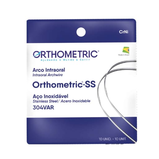 OrthoMetric SS Archwires - Square (10/Pk)