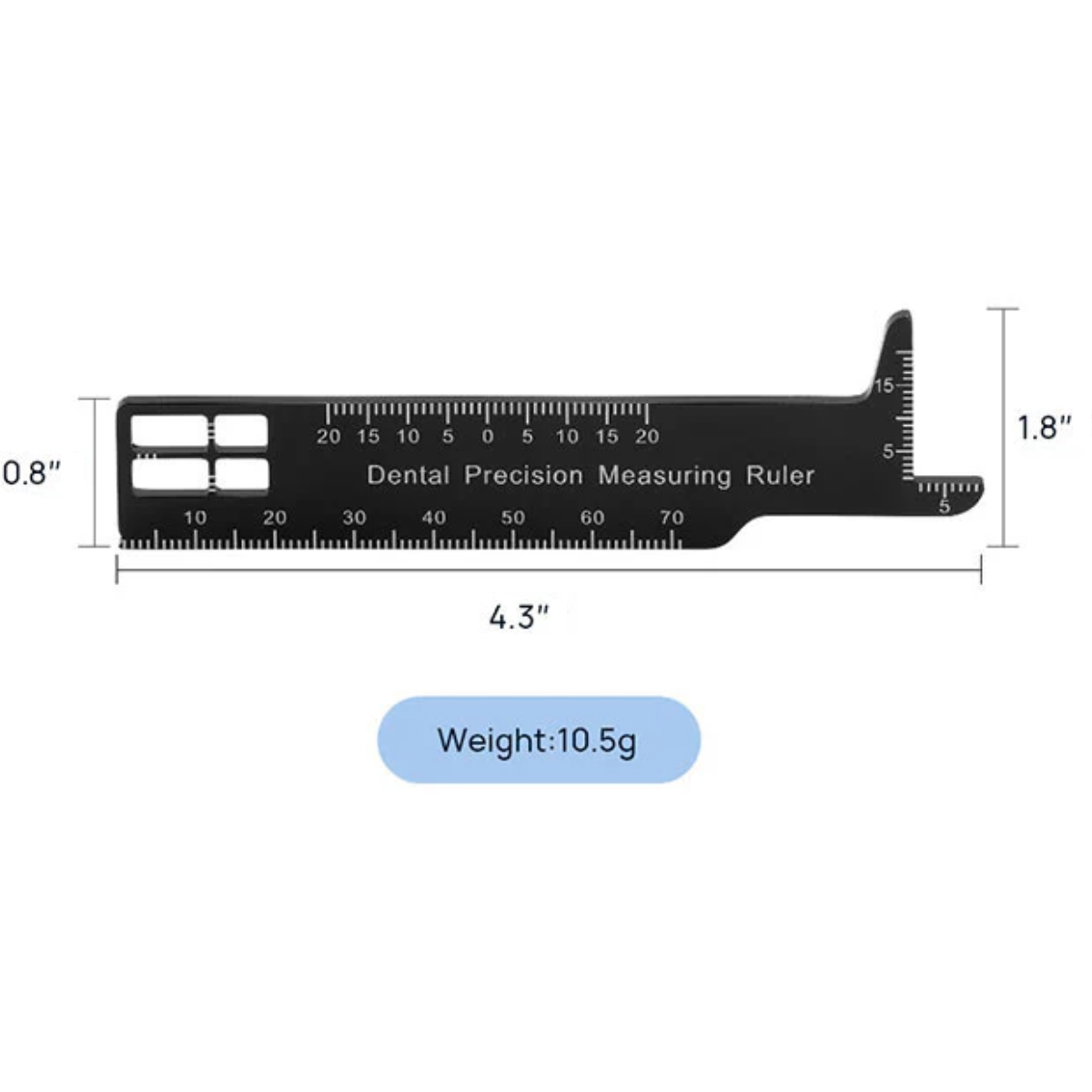 ET Dental Precision Measuring Ruler