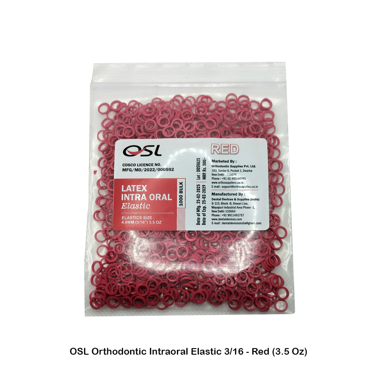OSL Orthodontic Intraoral Elastics