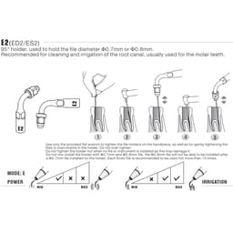 Woodpecker Scaler Tip E2 for UDS & EMS Scalers          - 5
