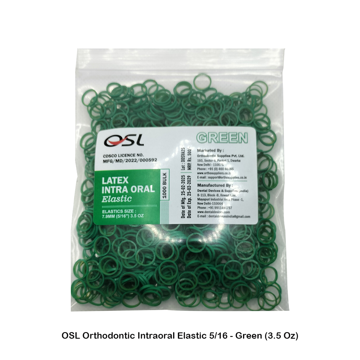 OSL Orthodontic Intraoral Elastics