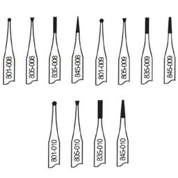 Pivo Micromotor Burs Kit - Contra-Angle Handpiece (Set Of 4)
