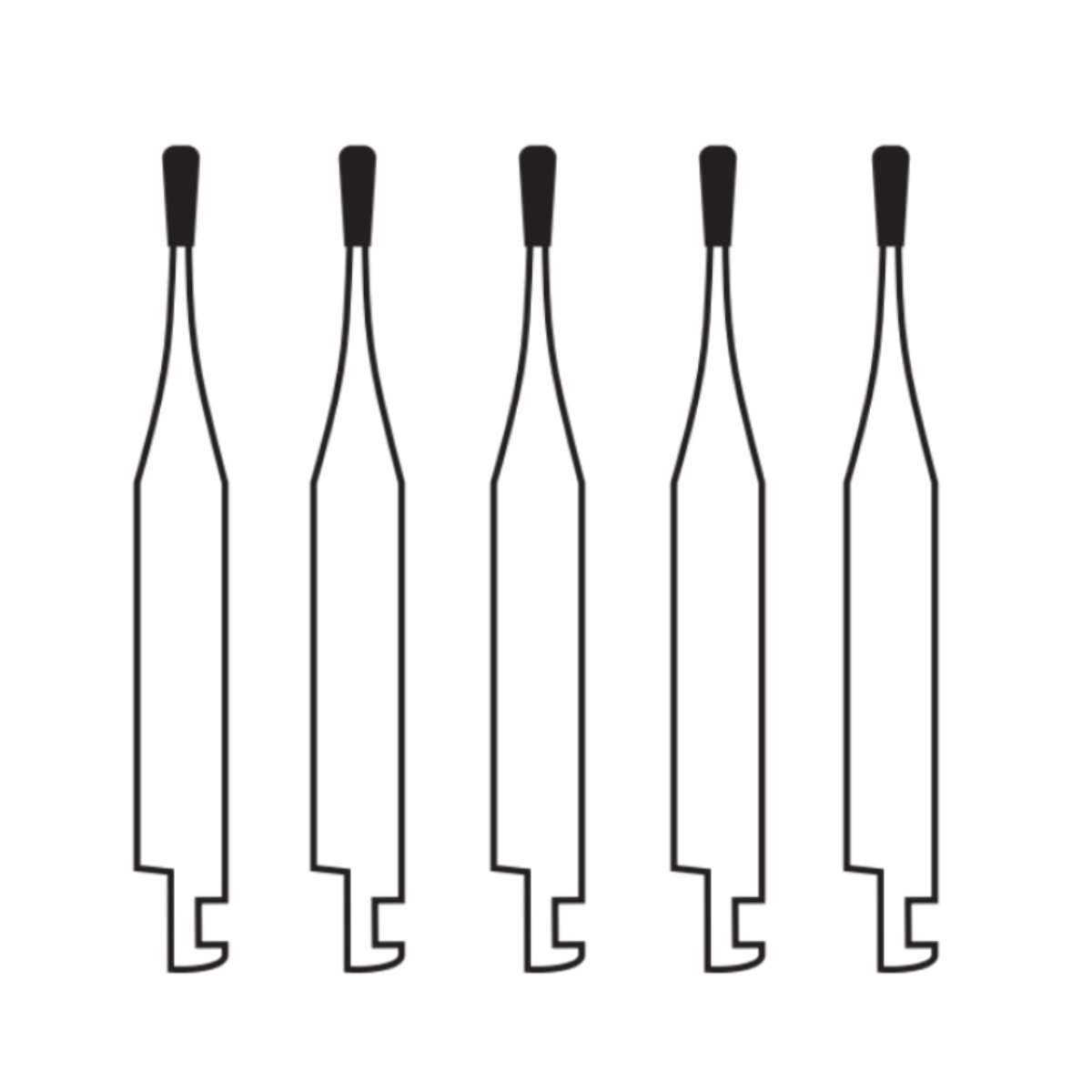 Pivo Extra Shape Contra-angle Diamond Bur CA - EX-41 (Pack Of 5)