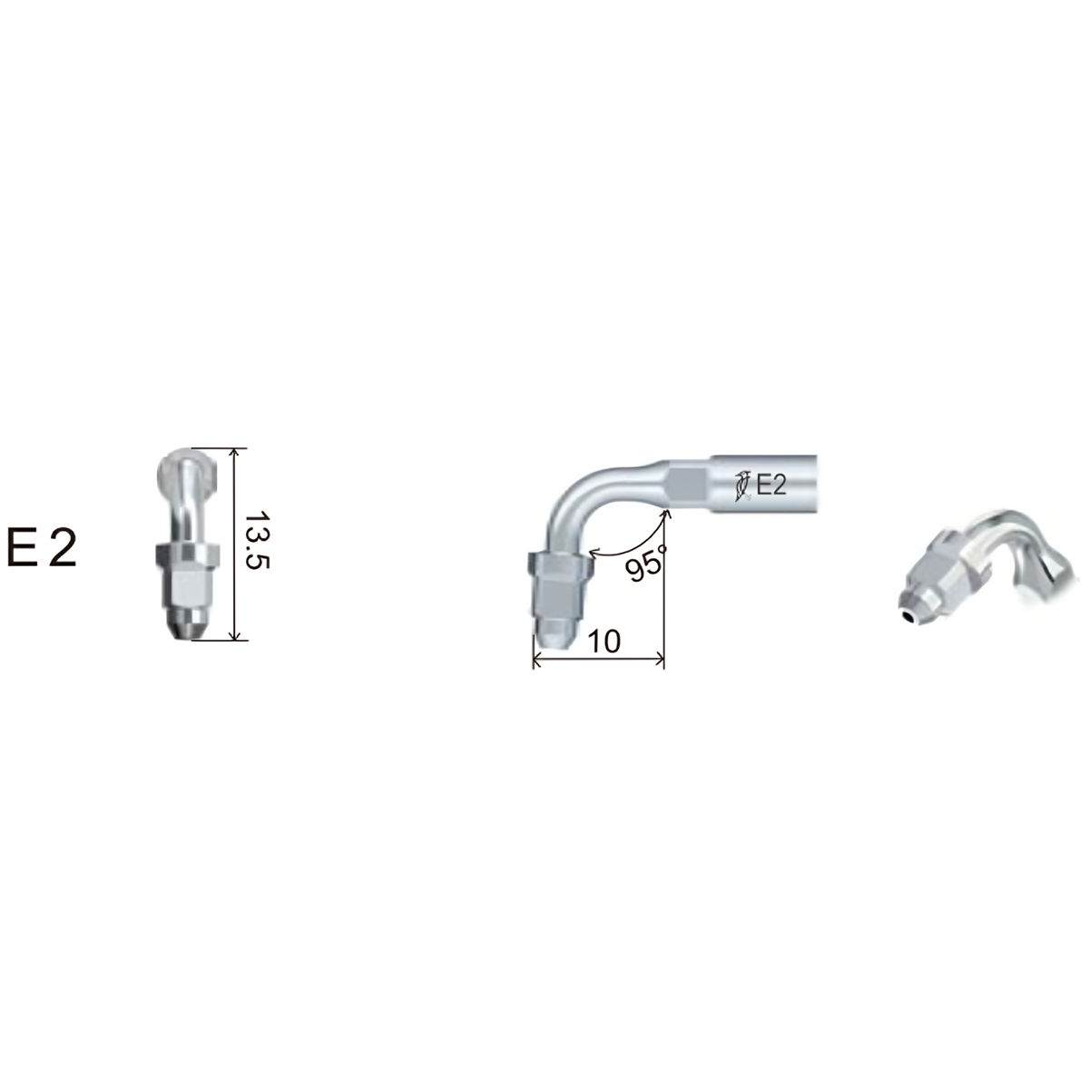 Woodpecker Scaler Tip E2 for UDS & EMS Scalers