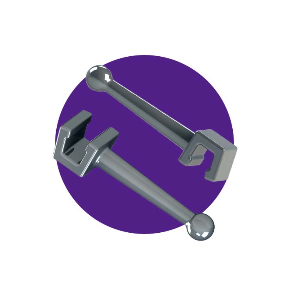 OrthoMetric Ball Point Straight Hook For Archwire - (30.10.2010)