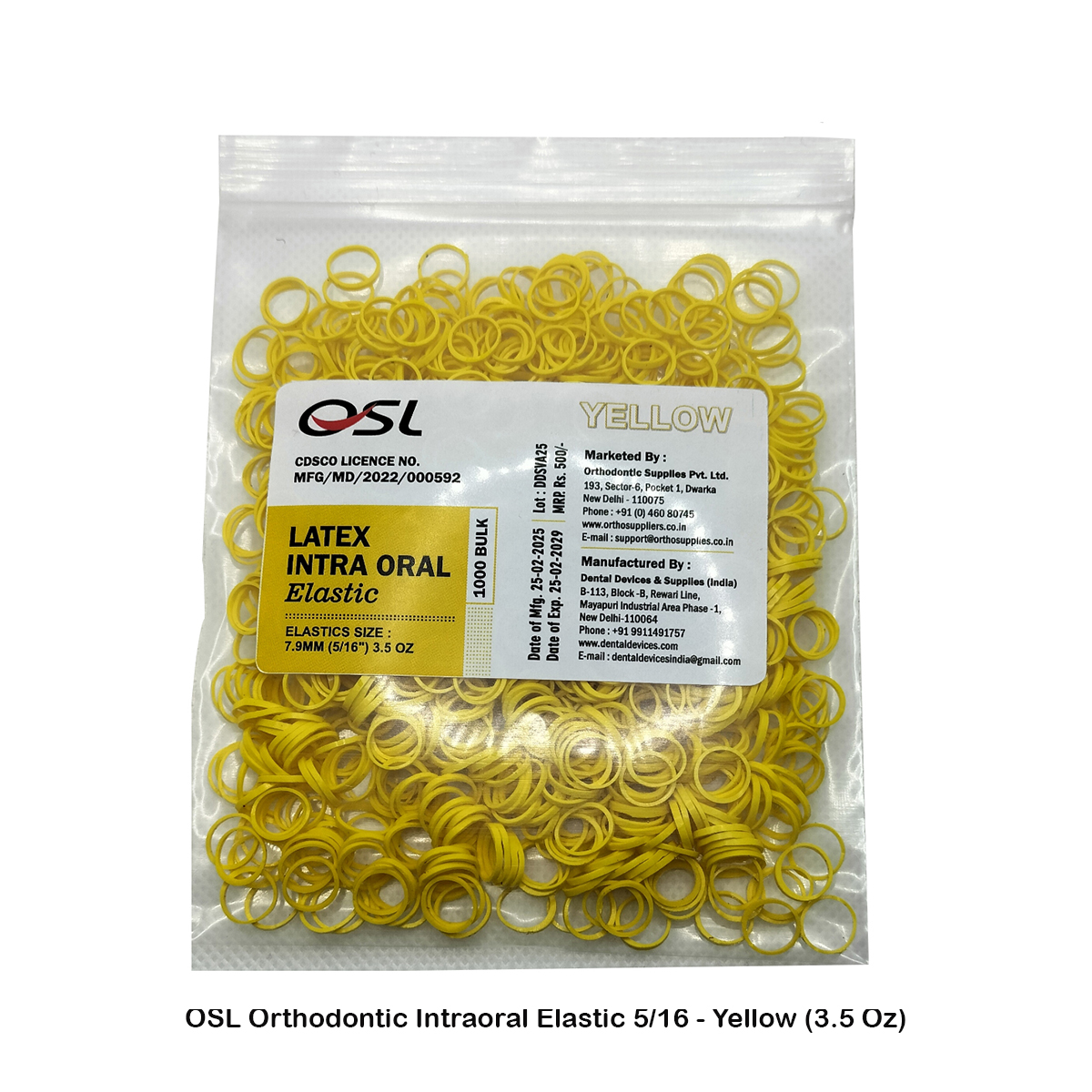 OSL Orthodontic Intraoral Elastics