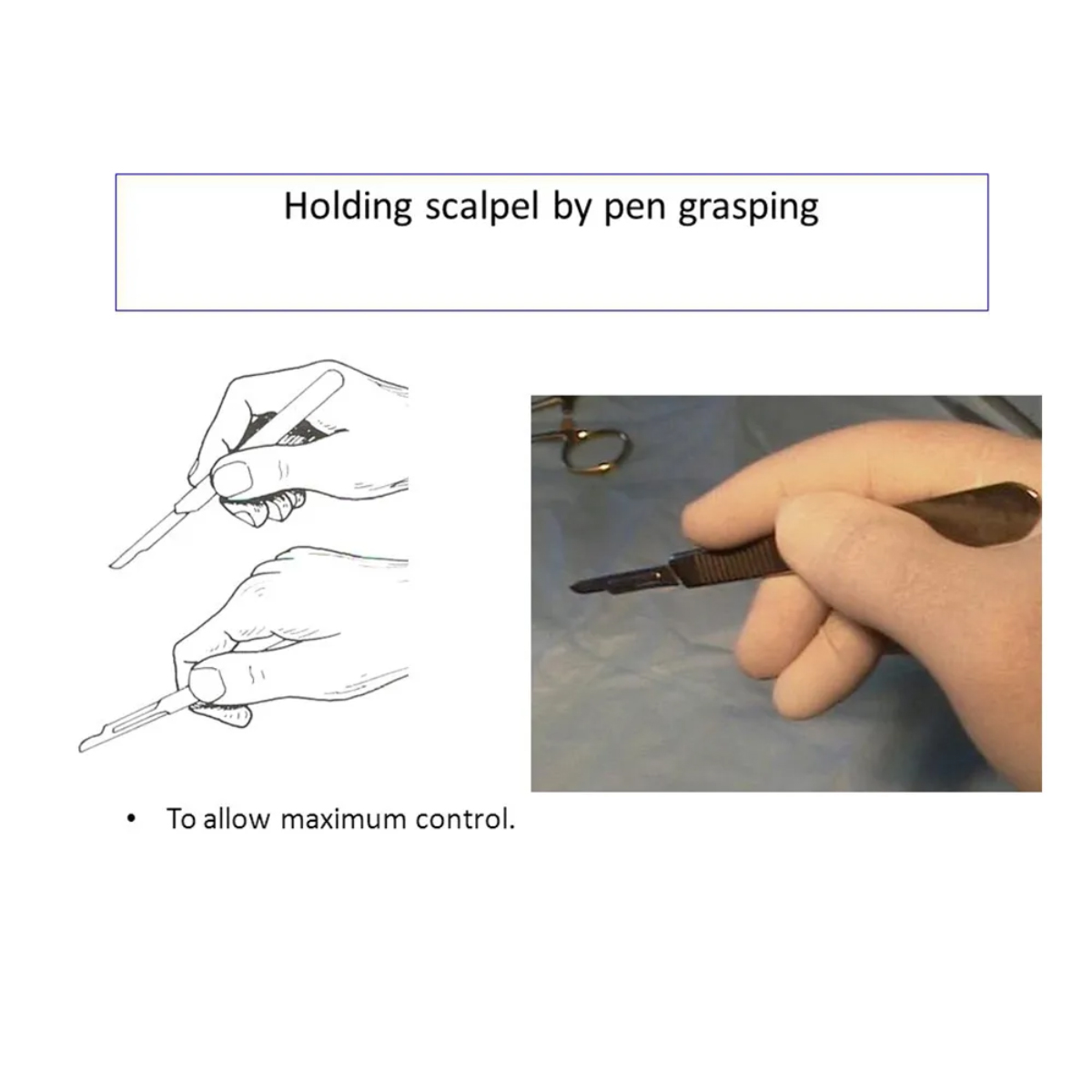 Waldent Scalpel Handle 12.5 cm #3 - 10-130-03 (9/116)