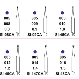 Pivo Single Inverted Cone Contra-angle Diamond Burs CA - SI (Pack Of 5) - 3