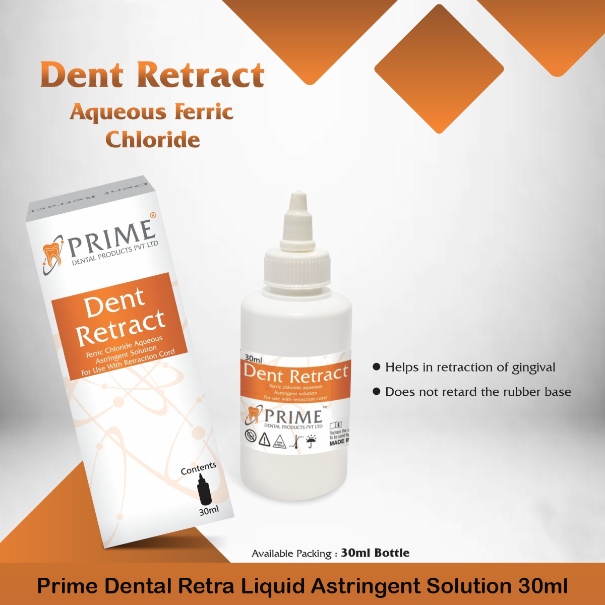 Prime Dental Retra Liquid Astringent Solution 30ml