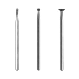 Labodent Single Inverted Cone Straight Handpiece HP Diamond burs (Pack of 5) - 1