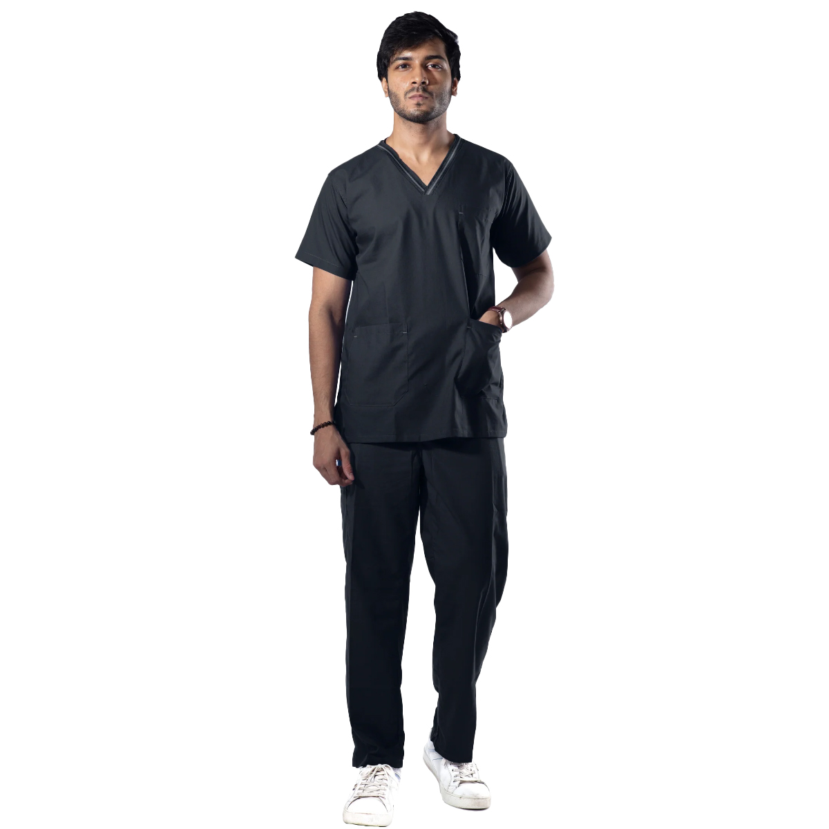 Uniform Craft Designer Scrub Male - DSDVO1 - Black - M
