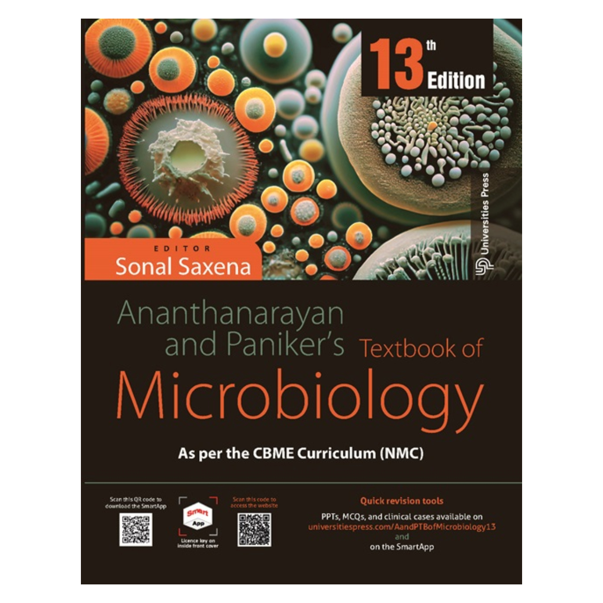 Ananthanarayan And Paniker's Textbook Of Microbiology 13th Edition (ISBN - 330659)