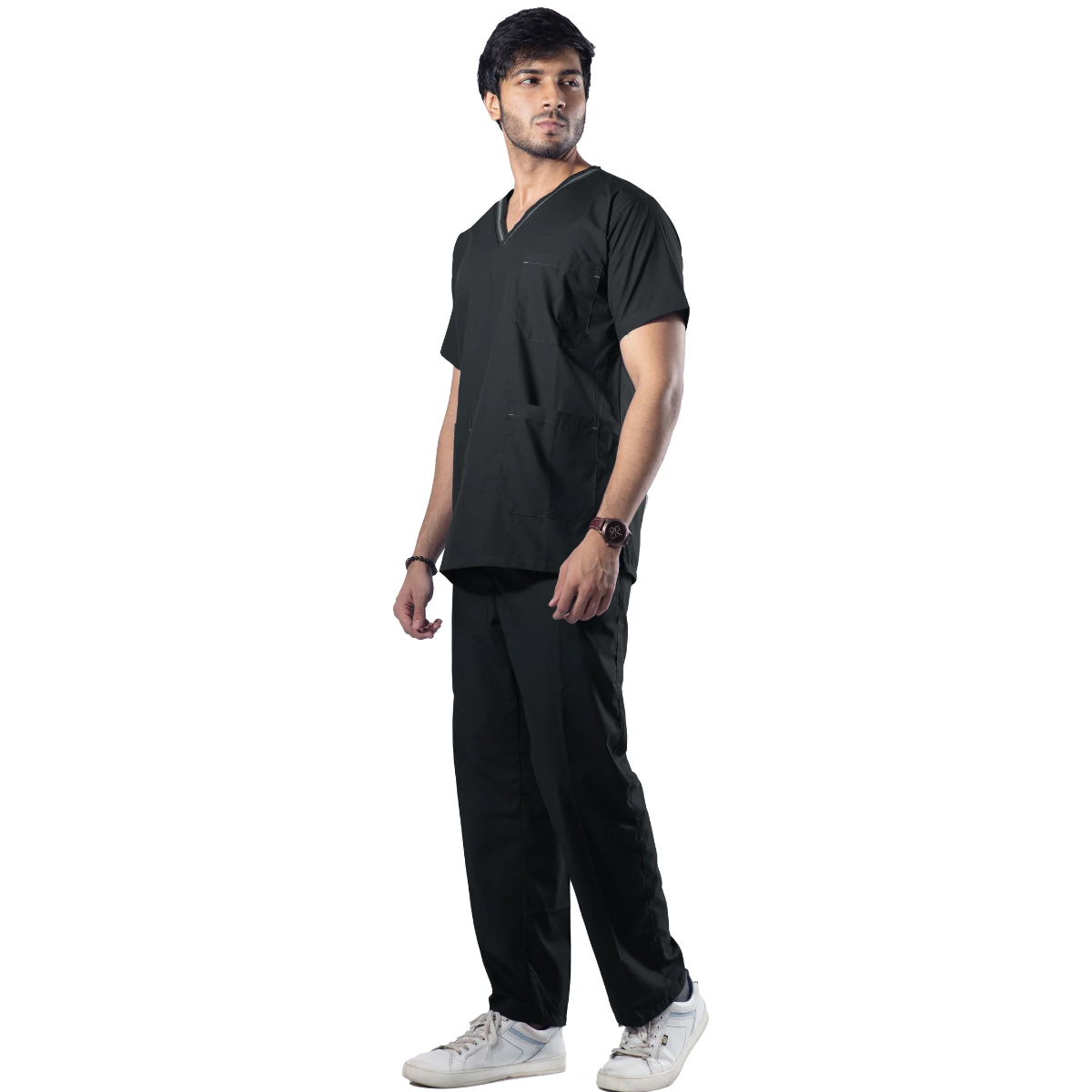 Uniform Craft Designer Scrubs Male - DSDVO1 - Black