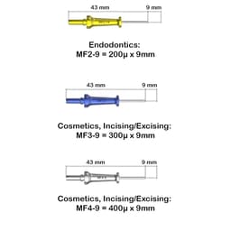 Woodpecker LX16 Diode Laser Tips (Pack of 3) - 7