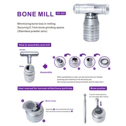 Waldent Stainless Steel Bone Mill  - 11