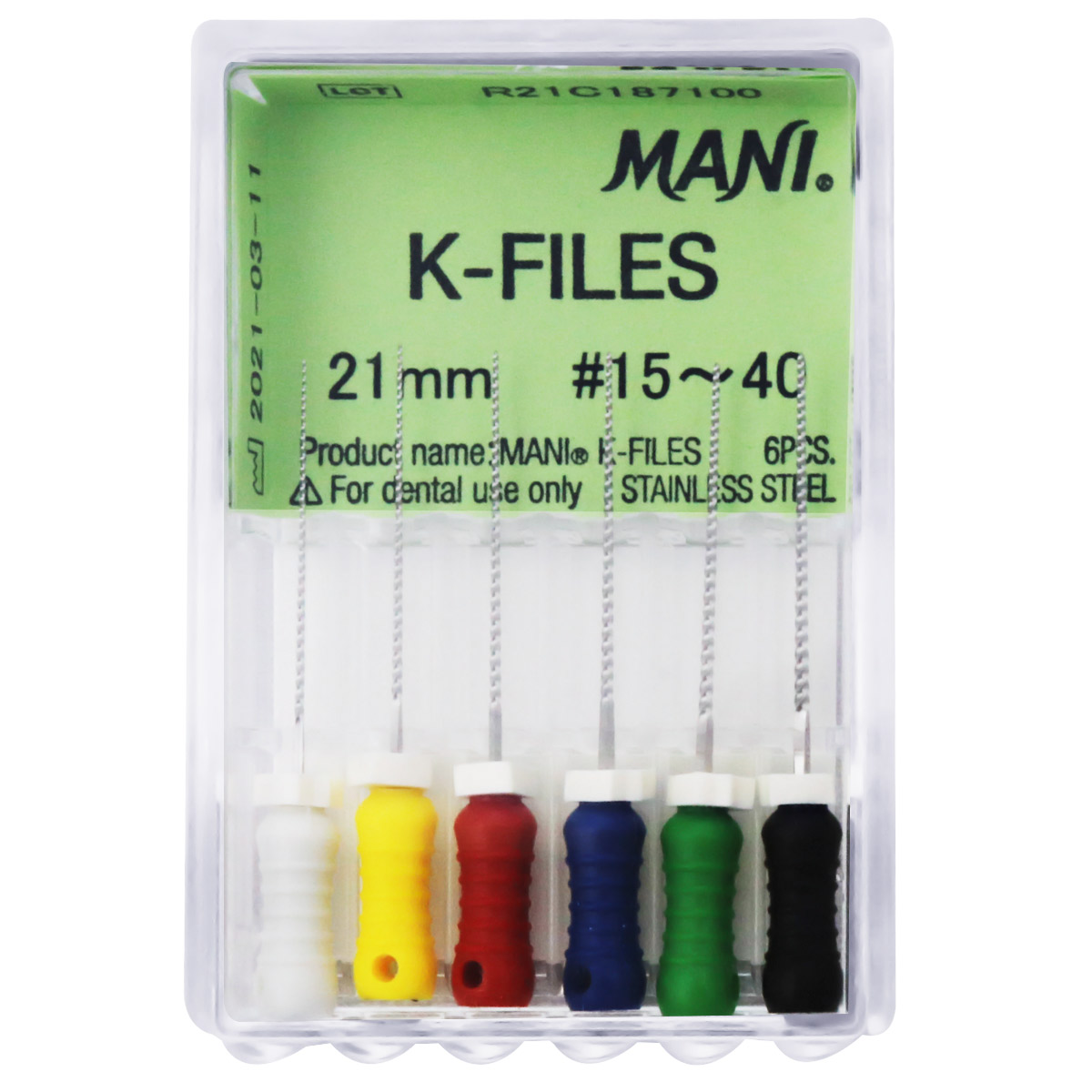Mani K-File 21mm # 15-40