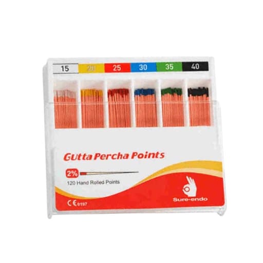 Sure Endo Gutta Percha Points 2% (Pack of 120)
