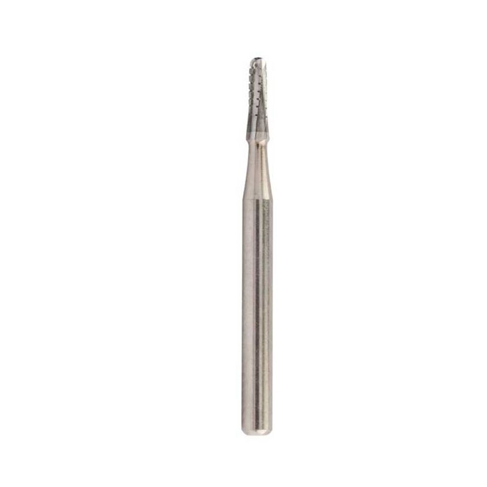 NewDiamond Round End Straight Cross-Cut FG Airotor Carbide Bur 1557 (Pack of 1)