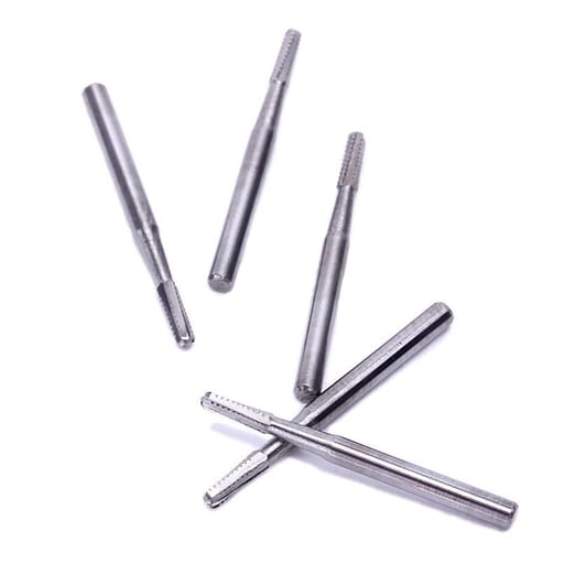 NewDiamond Round End Straight Cross-Cut FG Airotor Carbide Bur 1557 (Pack of 1)