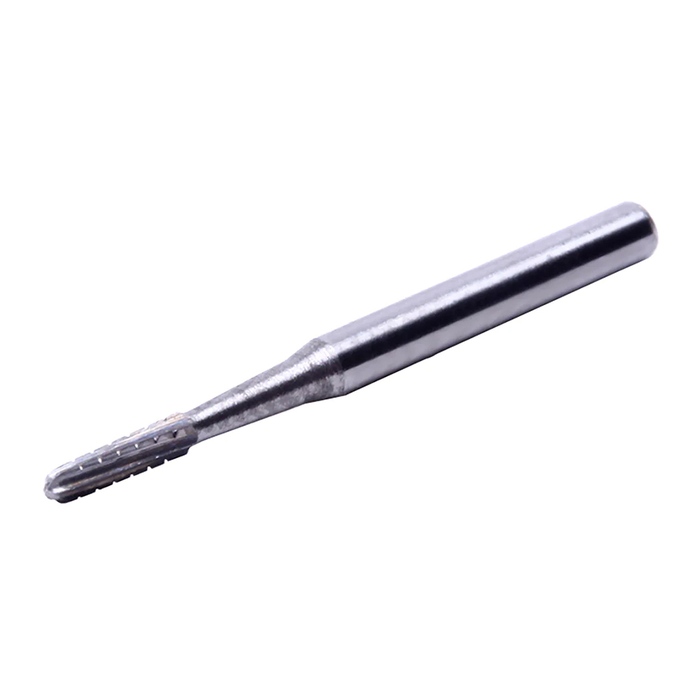 NewDiamond Round End Straight Cross-Cut FG Airotor Carbide Bur 1557 (Pack of 1)