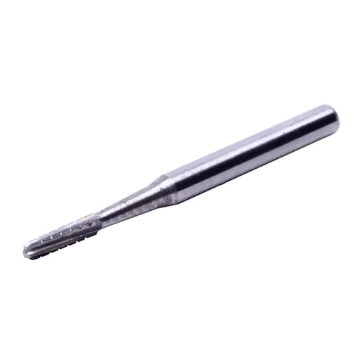 NewDiamond Round End Straight Cross-Cut FG Airotor Carbide Bur 1557 (Pack of 1)