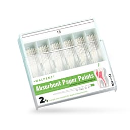 Waldent Paper Points 2% (Length Marked) #15